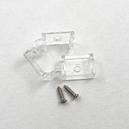 Obrázek pro produkt Montážní držáky pro 230V LED pásky čiré 2x - TLG