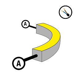Obrázek pro produkt Napájení pro NeonFlex 230V Side-Bend Mono s kabelem A - TLG