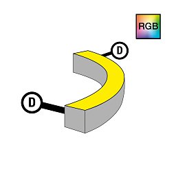 Obrázek pro produkt Napájení pro NeonFlex 24V Side-Bend RGB D - TLG