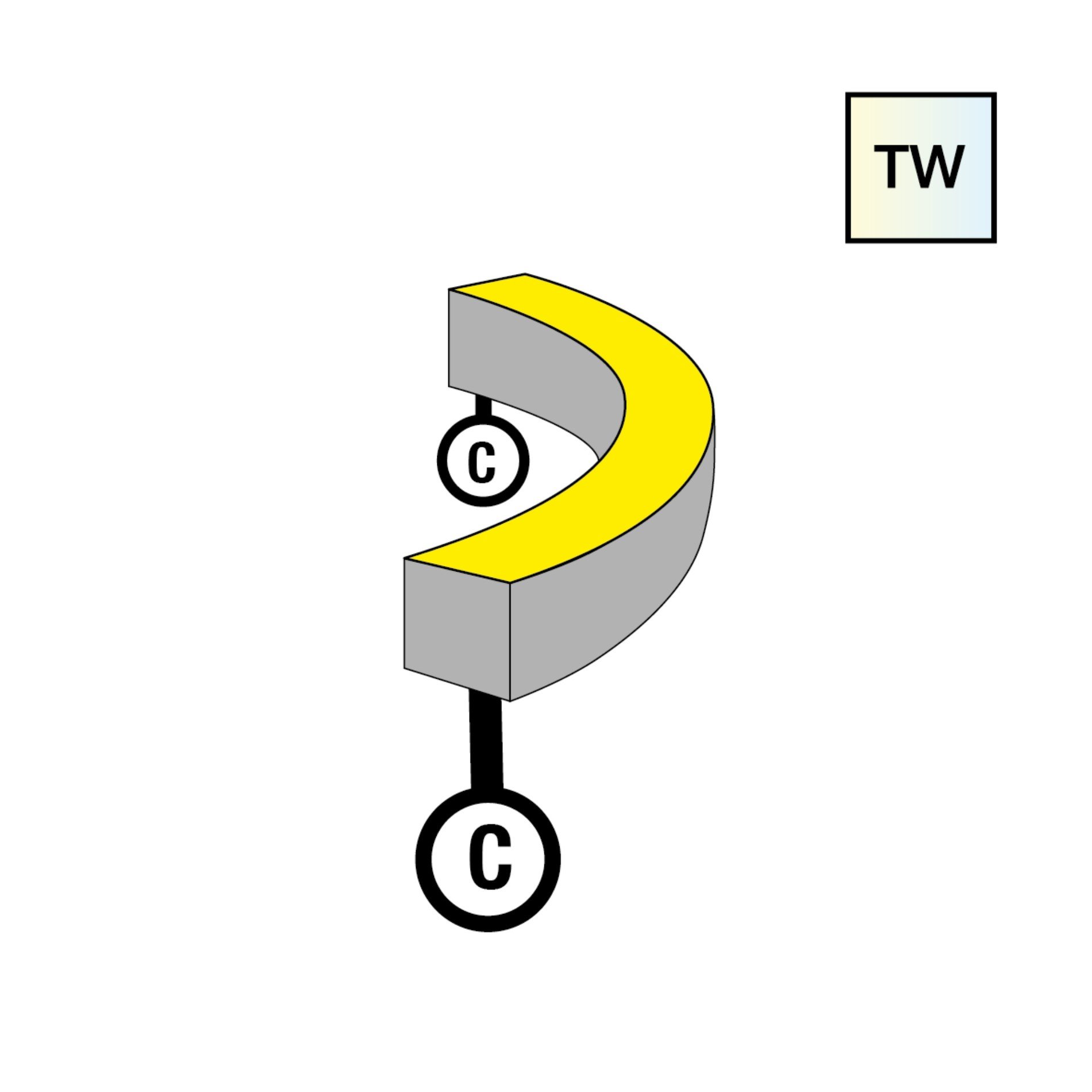 Levně SLC S1624S-TW-C Napájení pro NeonFlex 24V Side-Bend TW C - TLG