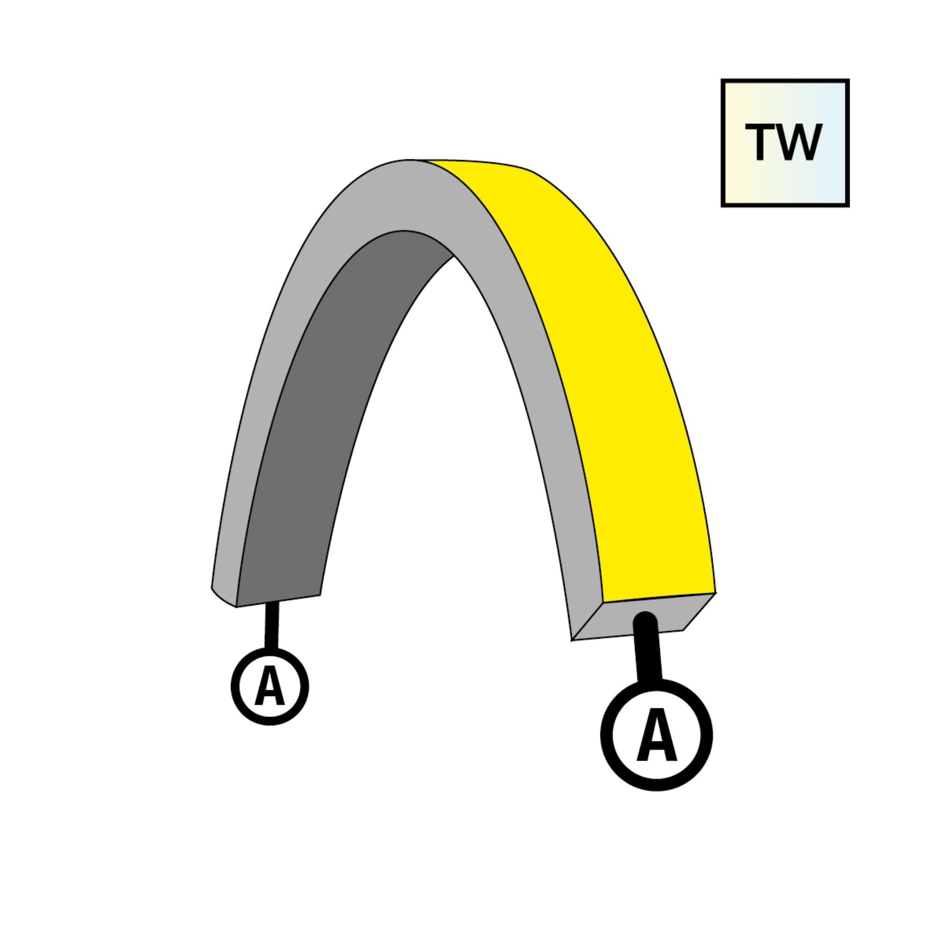 Levně SLC S1624T-TW-A Napájení pro NeonFlex 24V Top-Bend TW A - TLG