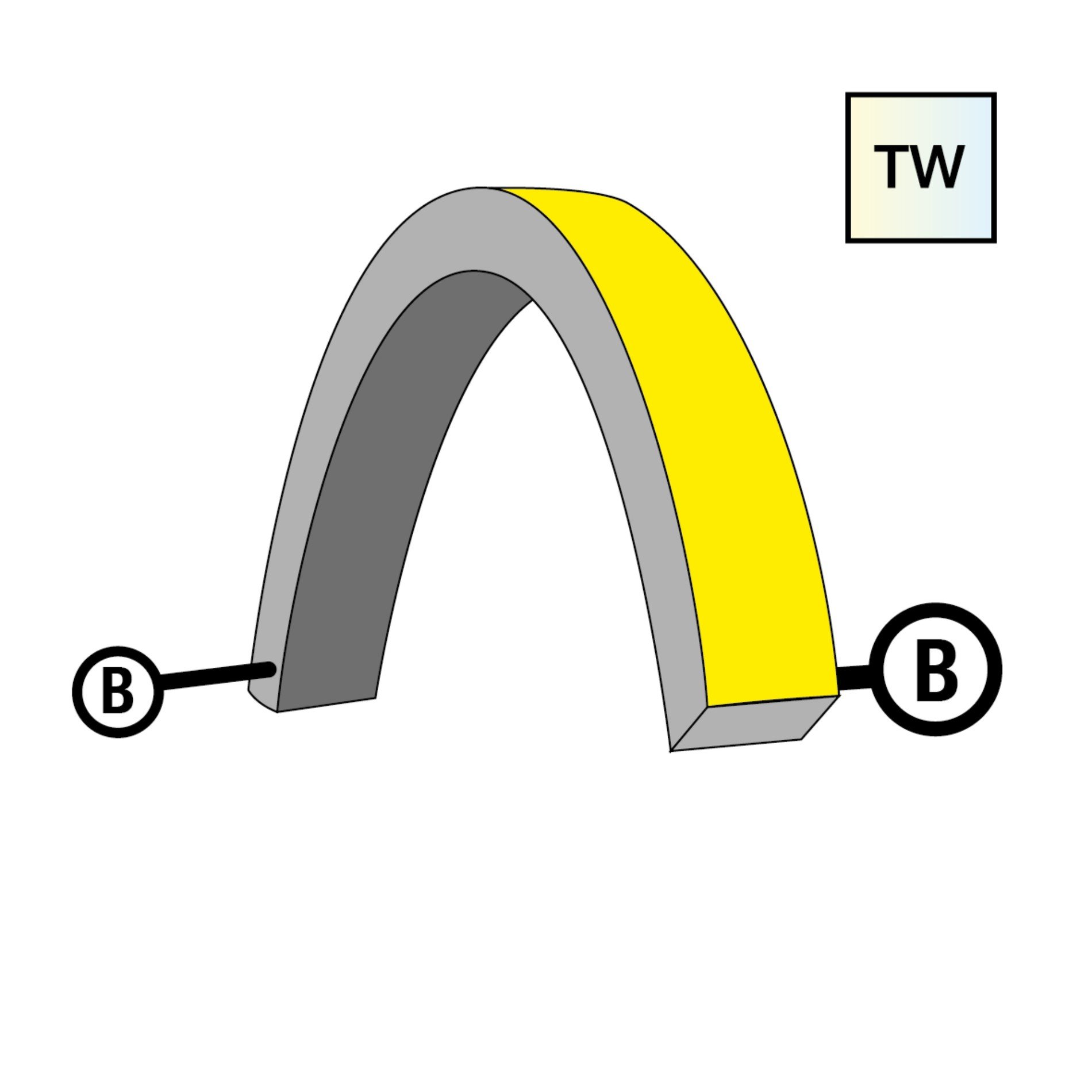 Levně SLC S1624T-TW-B Napájení pro NeonFlex 24V Top-Bend TW B - TLG