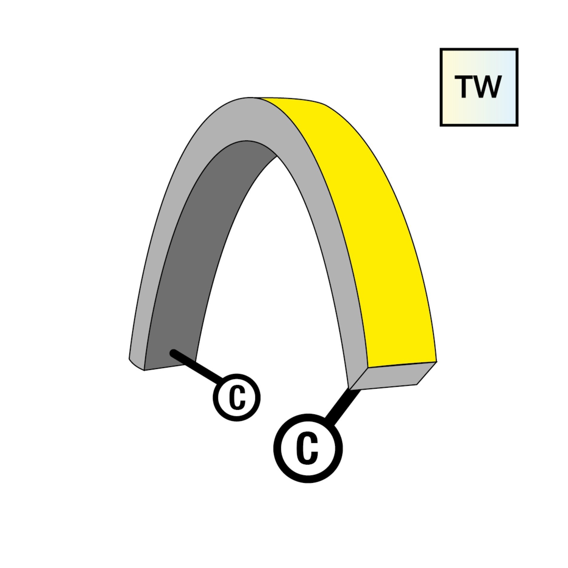 Levně SLC S1624T-TW-C Napájení pro NeonFlex 24V Top-Bend TW C - TLG