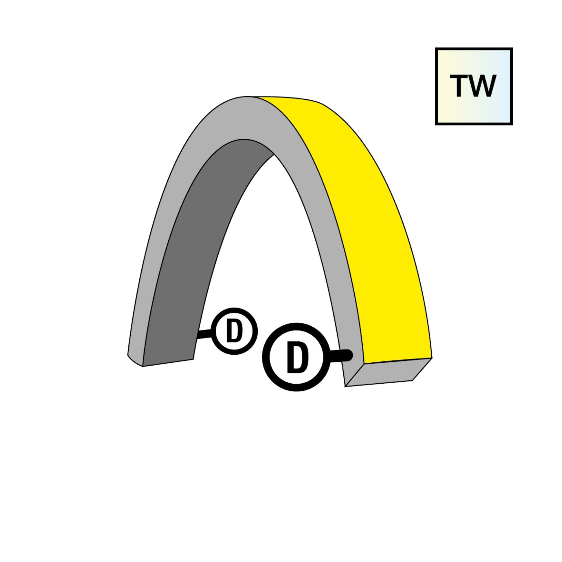 Levně SLC S1624T-TW-D Napájení pro NeonFlex 24V Top-Bend TW D - TLG
