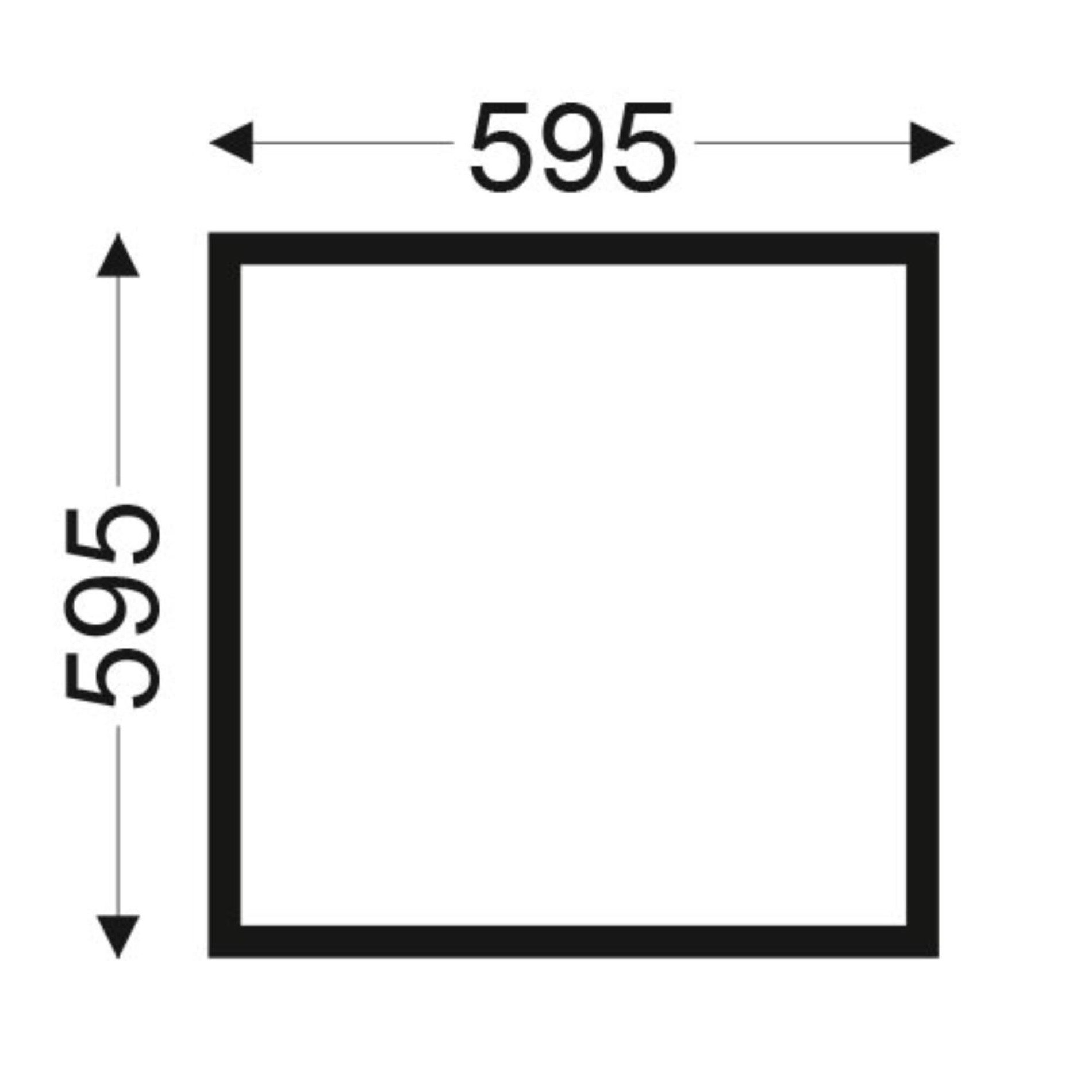 SLC SLC8710 LED panel 595 bílý RGB bez driveru IP20 - TLG (obrázek 6)