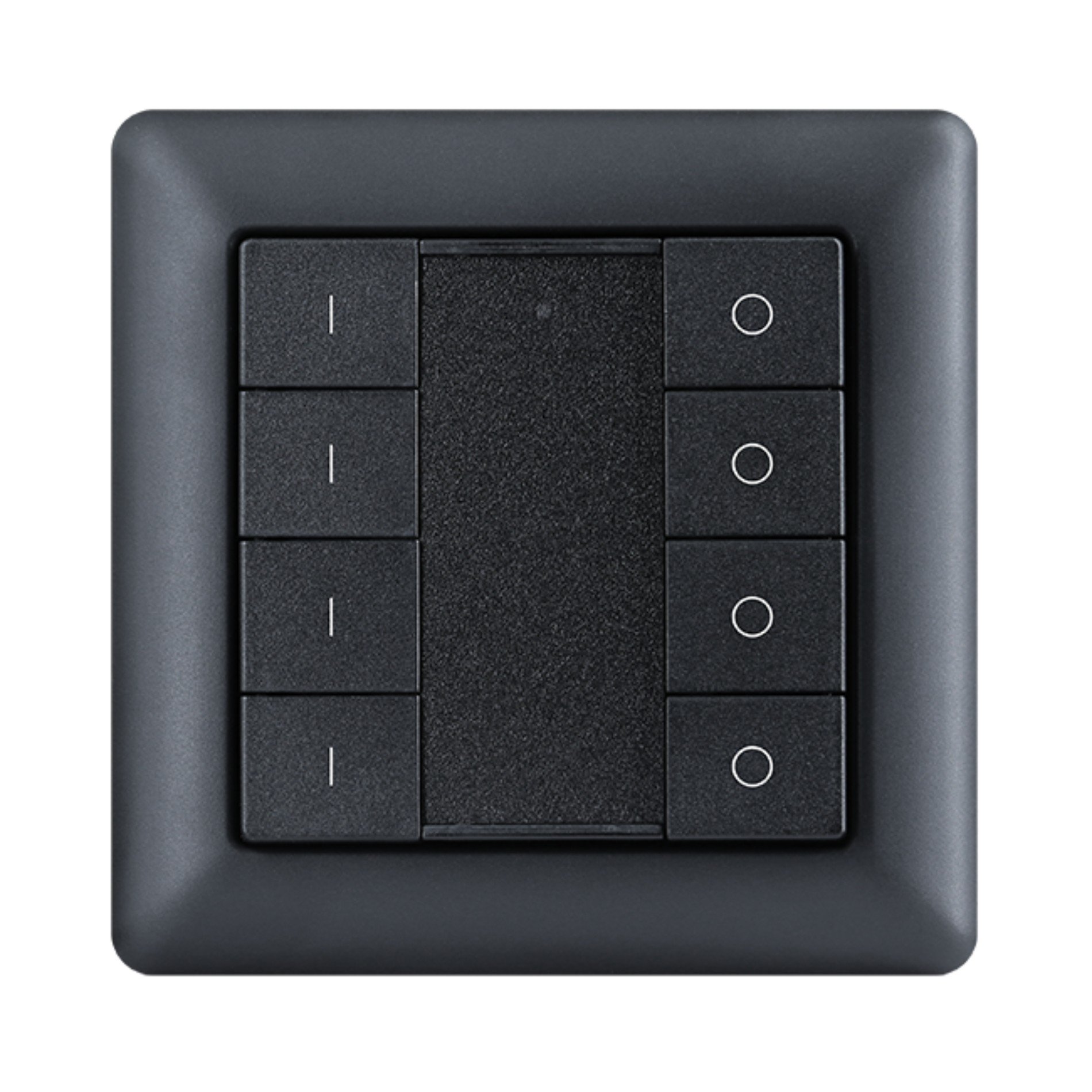 SLC S57003B SmartOne Zigbee 4CH nástěnný panel IP20 černý - TLG