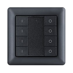 Obrázek pro produkt SmartOne Zigbee 4CH nástěnný panel IP20 černý - TLG