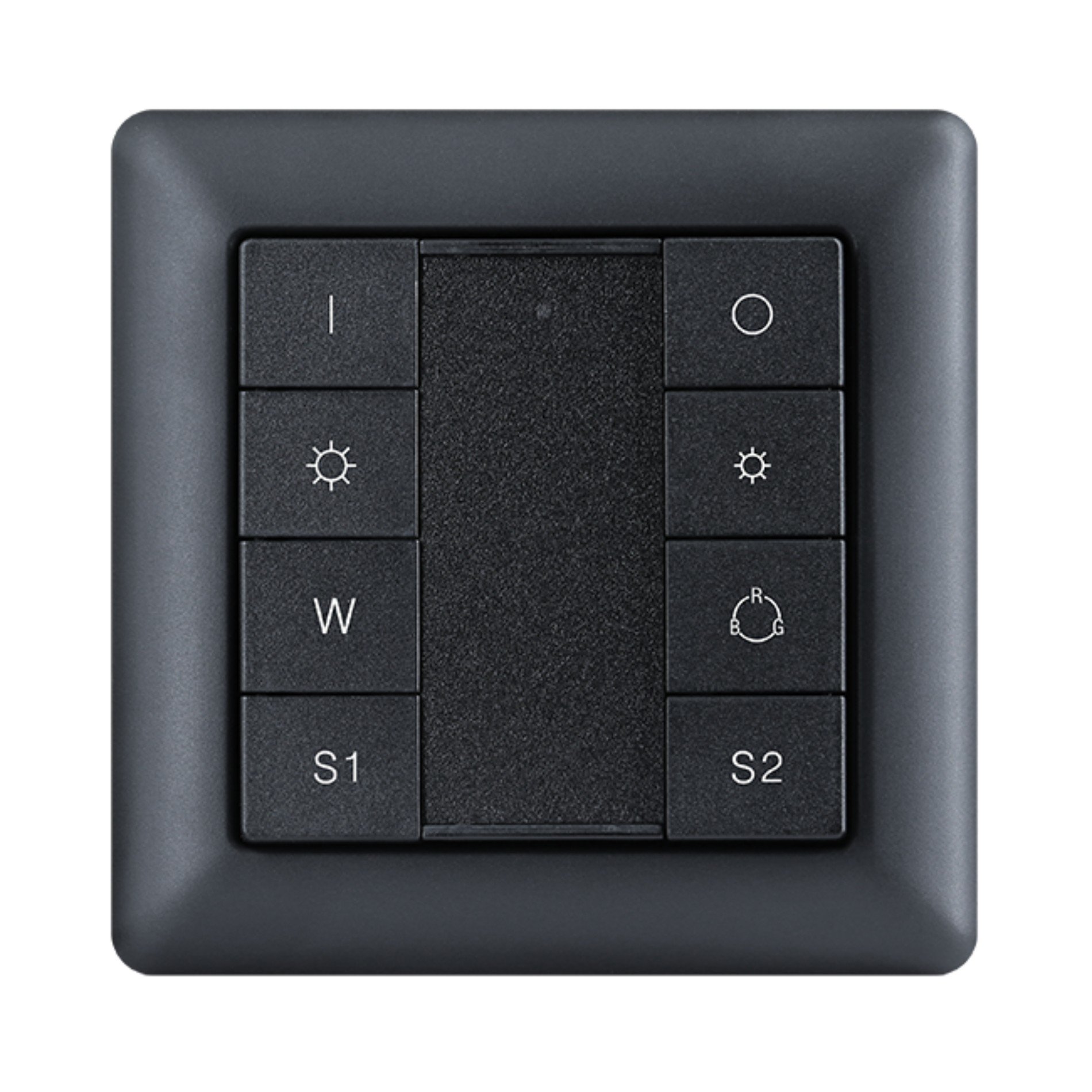 SLC S57019B SmartOne Zigbee RGB/RGBW nástěnný panel IP20 černý - TLG