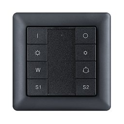 Obrázek pro produkt SmartOne Zigbee RGB/RGBW nástěnný panel IP20 černý - TLG