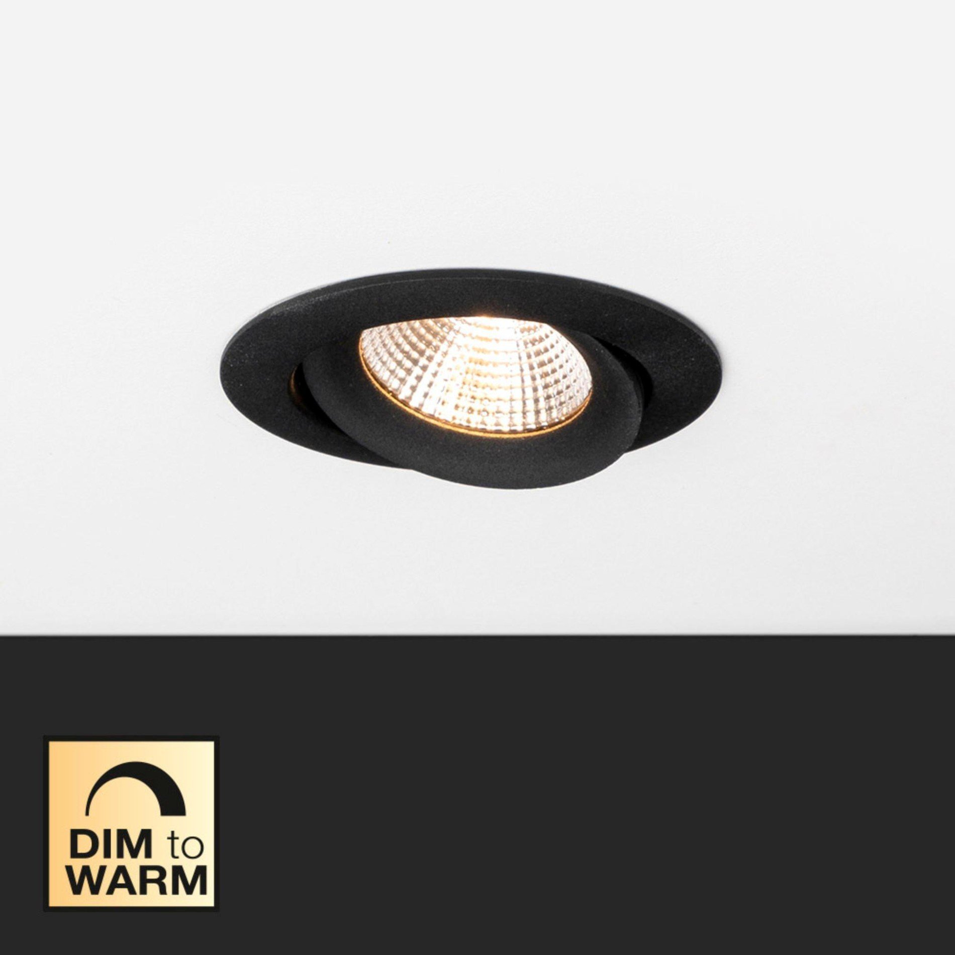 SLC SLC1142D Vestavné LED svítidlo One360 DTW pr.68-83 mm černé 495lm 1800-3000K Ra90 DALI IP44/IP20 36° - TLG (obrázek 4)