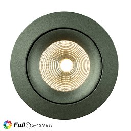 Obrázek pro produkt Vestavné LED svítidlo One360 SL Full Spectrum pr.68-83 mm zelené 516lm 3000K Ra97 DALI IP44/IP20 36° - TLG