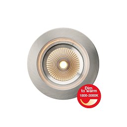 Obrázek pro produkt Vestavné LED svítidlo OneSoft DTW pr.68-83 mm hliník 435lm 1800-3000K Ra90 DALI IP54/IP20 36° - TLG