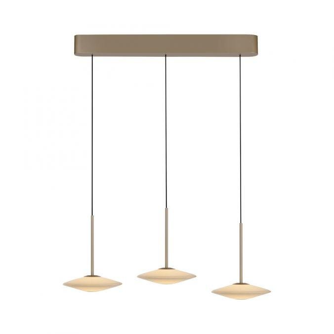 Levně PN 2289-97 LED závěsné svítidlo ELIPSA, bronzová, stmívatelné, Comfort-Lift, 3000K - PAUL NEUHAUS
