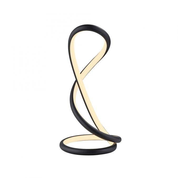 PN 4352-18 LED stolní lampa TWIST, černá, noční stolní lampa, šňůrový stmívač, 2700K - PAUL NEUHAUS