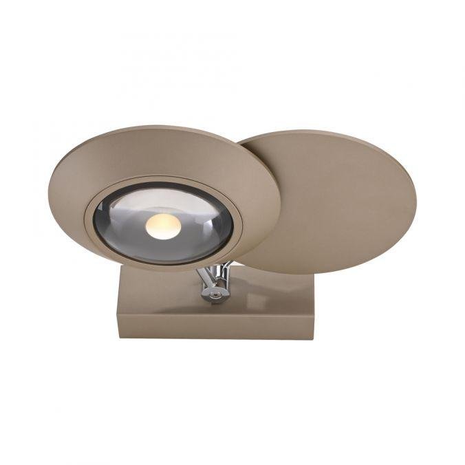 PN 9052-97 LED nástěnné svítidlo PURE Oculis, bronzová, stmívatelné, otočné a nastavitelné, 2700K - PAUL NEUHAUS