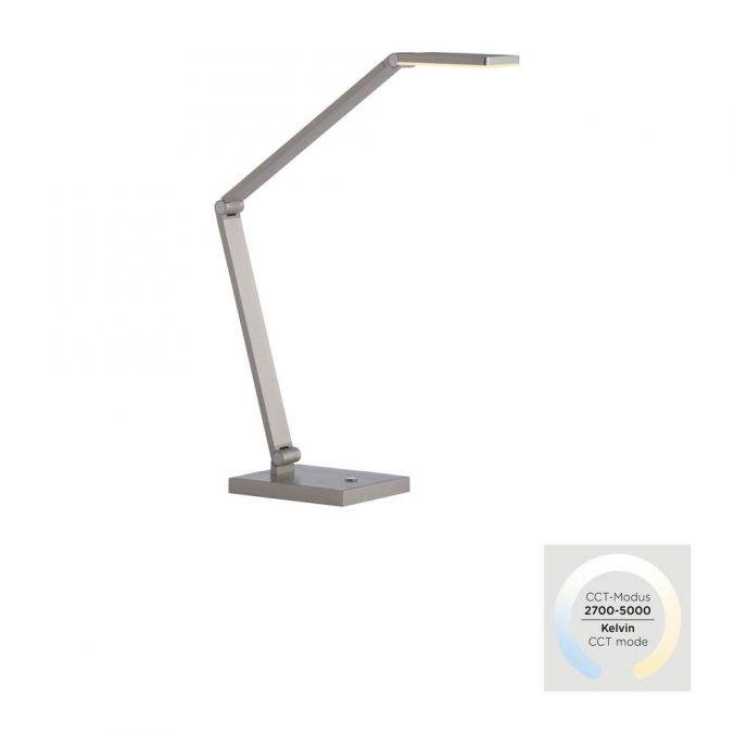 PN 4304-55 LED stolní lampa SAMSKY, stříbrná, stmívatelné, nastavitelná výška, paměťová funkce, 2700-5000K - PAUL NEUHAUS (obrázek 12)