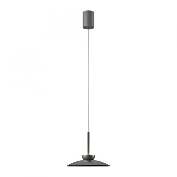 Levně PN 2191-15 Závěsné svítidlo PURE Moon šedá nastavitelná výška, 2700K - PAUL NEUHAUS