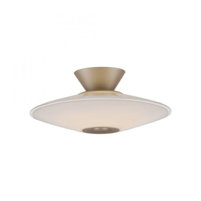 Levně PN 6282-97 LED stropní svítidlo, ELIPSA, kávová, stmívatelné, opálové sklo, 3000K - PAUL NEUHAUS