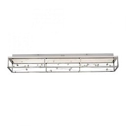 Obrázek pro produkt LED stropní svítidlo SKINA, chrom, hranaté, stmívatelné, dálkový ovladač, paměťová funkce, 2700-5000K - PAUL NEUHAUS