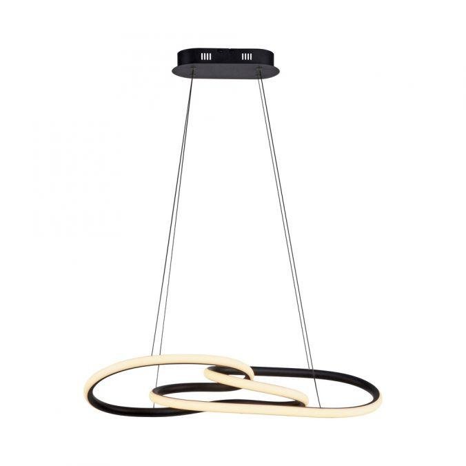 PN 2764-18 LED závěsné svítidlo TWIST, černá, nastavitelná výška, paměťová funkce, SimplyDim, 2700K - PAUL NEUHAUS