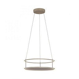 Obrázek pro produkt LED závěsné svítidlo CONTURA písková barva, kruhové, dotykové ovládání, s policí, 3000K - PAUL NEUHAUS