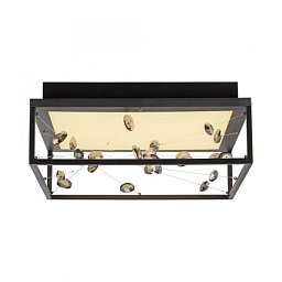 Obrázek pro produkt LED stropní svítidlo SKINA, černá, hranaté, stmívatelné, dálkový ovladač, paměť, 2700-5000K - PAUL NEUHAUS