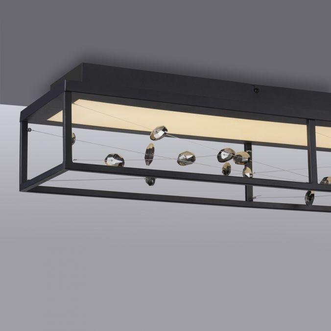 PN 6548-18 LED stropní svítidlo SKINA, černá, stmívatelné, dálkový ovladač, paměťová funkce, 2700-5000K - PAUL NEUHAUS (obrázek 3)