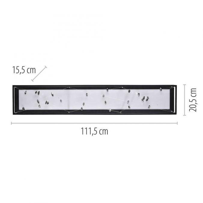 PN 6548-18 LED stropní svítidlo SKINA, černá, stmívatelné, dálkový ovladač, paměťová funkce, 2700-5000K - PAUL NEUHAUS (obrázek 4)