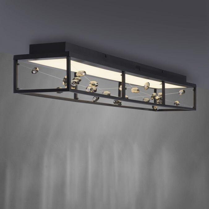 PN 6548-18 LED stropní svítidlo SKINA, černá, stmívatelné, dálkový ovladač, paměťová funkce, 2700-5000K - PAUL NEUHAUS (obrázek 6)