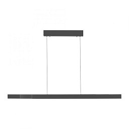 Obrázek pro produkt LED závěsné svítidlo ADRIANA SQUARE, antracit, se stmívačem, roztahovací, teplá až studená bílá, 2700-5000K - PAUL NEUHAUS
