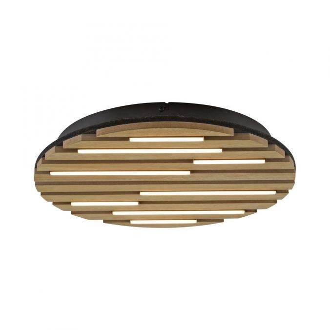 LD 15592-79 LED stropní svítidlo AKUSTIK, dřevo, přírodní, kruhové, 3000K - JUST LIGHT