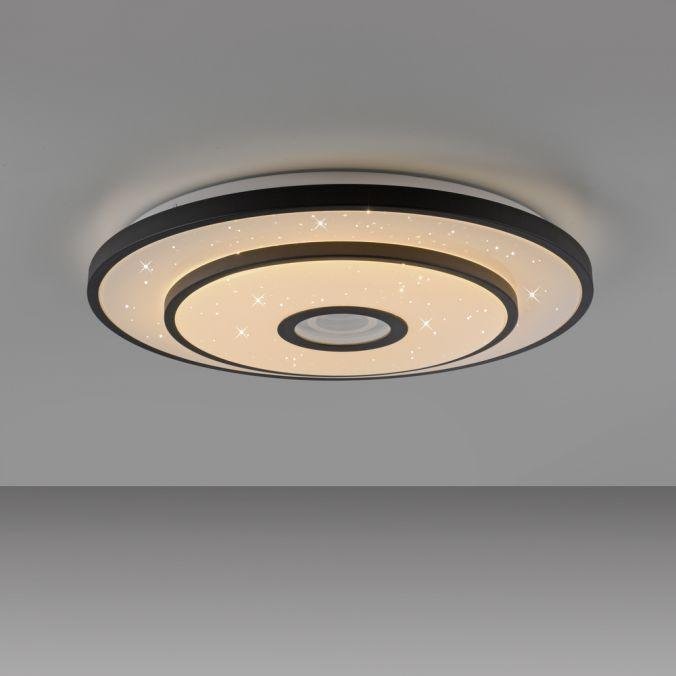 LD 15456-18 LED stropní svítidlo TURANUS, černá, kruhové, 50 cm, hvězdné nebe, 3000K - JUST LIGHT (obrázek 9)