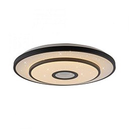 Obrázek pro produkt LED stropní svítidlo TURANUS, černá, kruhové, 50 cm, hvězdné nebe, 3000K - JUST LIGHT
