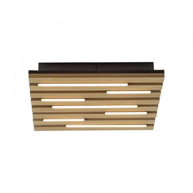 LD 15590-79 LED stropní svítidlo AKUSTIK, dřevo, přírodní, hranaté, 3000K - JUST LIGHT