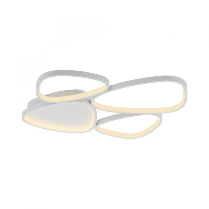 Levně LD 14038-16 Kolekce Schöner Wohnen LED stropní svítidlo PEBBLES, bílá, stmívatelné, krokově stmívatelné, 3000K - JUST LIGHT