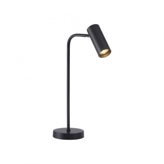 Levně LD 11344-18 Kolekce Schöner Wohnen LED stolní lampa RIK, černá, třída A, otočné a nastavitelné, šňůrový vypínač, 3000K - JUST LIGHT