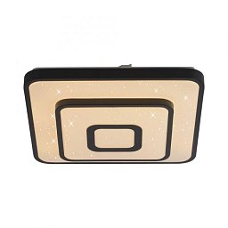 Obrázek pro produkt LED stropní svítidlo TURANUS, černá, hranaté, hvězdné nebe, 3000K - JUST LIGHT