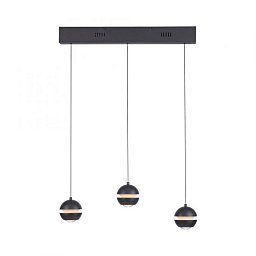 Obrázek pro produkt Kolekce Schöner Wohnen LED závěsné svítidlo, černá, 3-ramenné, Comfort Lift, krokově stmívatelné, 3000K - JUST LIGHT