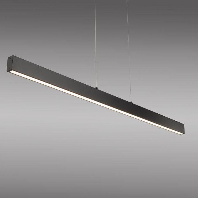 LD 15061-18 LED závěsné svítidlo DRITTO, černé, lineární, 3000K - JUST LIGHT (obrázek 3)