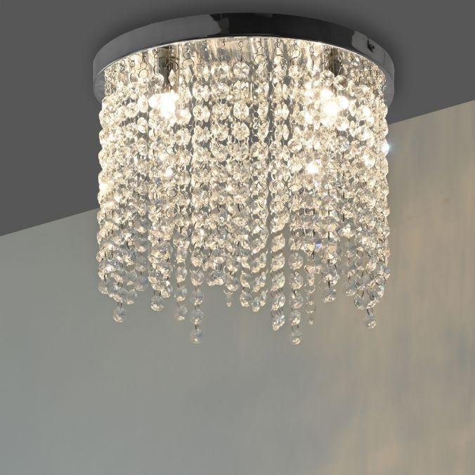 LD 15064-17 stropní svítidlo KULUNKA, chrom, křišťálové přívěsky - JUST LIGHT (obrázek 8)