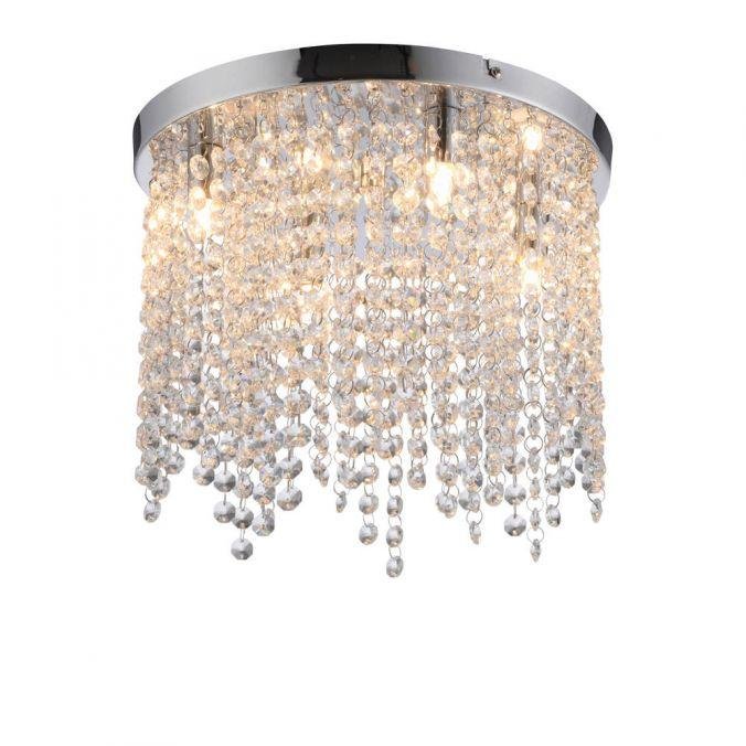 LD 15064-17 stropní svítidlo KULUNKA, chrom, křišťálové přívěsky - JUST LIGHT (obrázek 11)