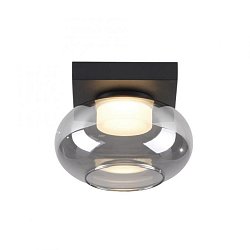 Obrázek pro produkt Kolekce Schöner Wohnen stropní svítidlo SIA černá, kouřové sklo, stmívatelné, paměť, SimplyDim, 3000K - JUST LIGHT