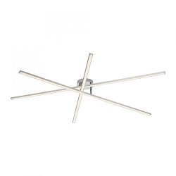 Obrázek pro produkt LED stropní svítidlo SIMON, stříbrná, tvar hvězdy, podlouhlé, 3000K - JUST LIGHT