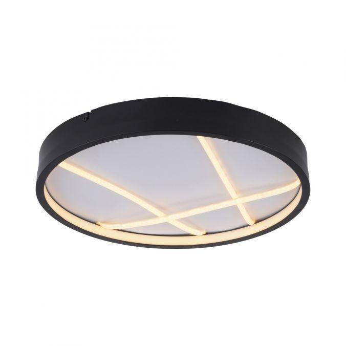 LD 14091-18 LED stropní svítidlo MIKADO, černá, kruhové, stmívatelné, paměťová funkce, SimplyDim, 3000K - JUST LIGHT