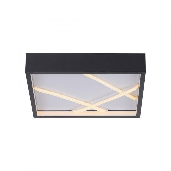 LD 14092-18 LED stropní svítidlo MIKADO, černá, hranaté, stmívatelné, paměťová funkce, SimplyDim, 3000K - JUST LIGHT