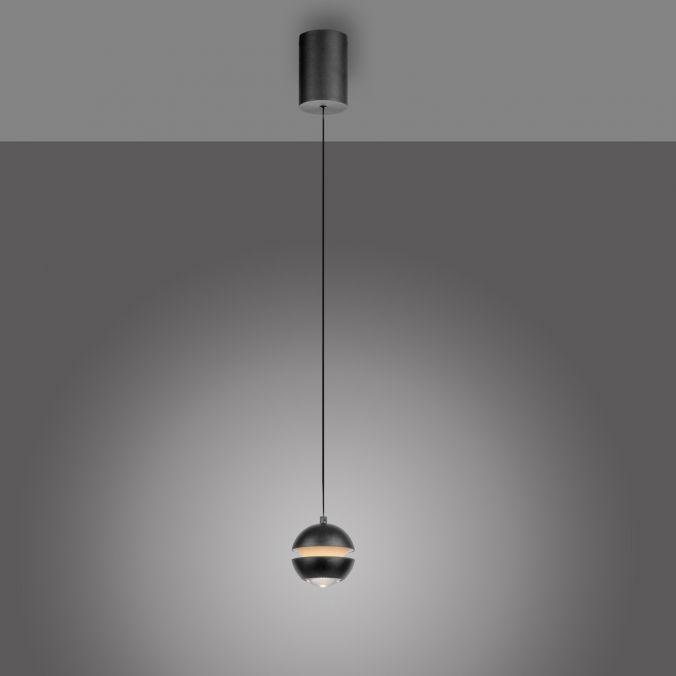 LD 14990-18 Kolekce Schöner Wohnen LED závěsné svítidlo LINI, černá, 1-ramenné, 3000K - JUST LIGHT (obrázek 3)