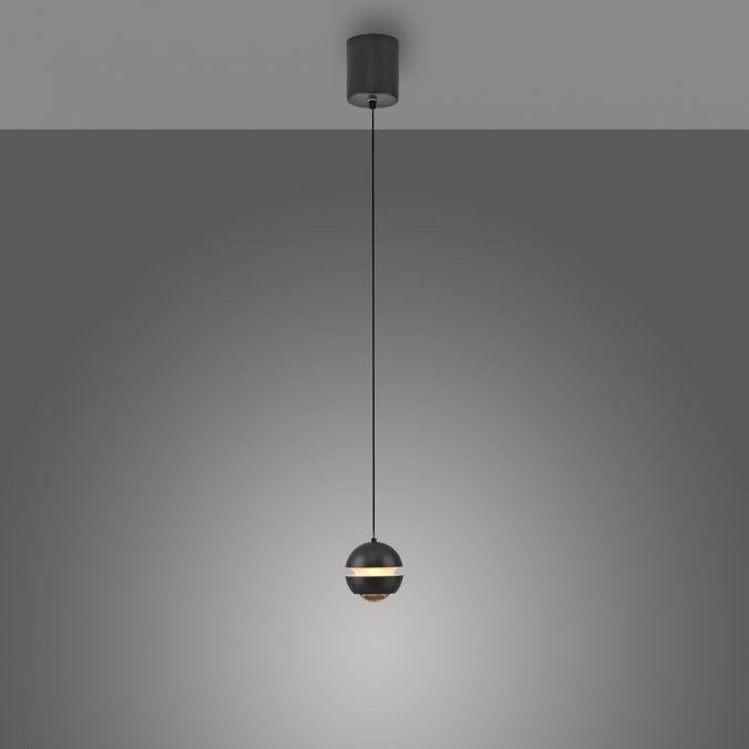 LD 14990-18 Kolekce Schöner Wohnen LED závěsné svítidlo LINI, černá, 1-ramenné, 3000K - JUST LIGHT (obrázek 6)