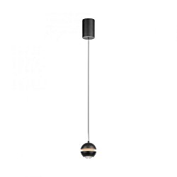 Obrázek pro produkt Kolekce Schöner Wohnen LED závěsné svítidlo LINI, černá, 1-ramenné, 3000K - JUST LIGHT