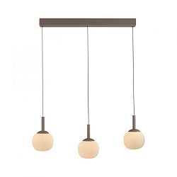 Obrázek pro produkt LED závěsné svítidlo NAMI, písková barva, podlouhlé, stmívatelné, Comfort-Lift, paměťová funkce, SimplyDim, 3000K - JUST LIGHT