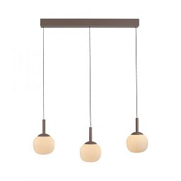 Obrázek pro produkt LED závěsné svítidlo NAMI, písková barva, podlouhlé, stmívatelné, Comfort-Lift, paměťová funkce, SimplyDim, 3000K - JUST LIGHT
